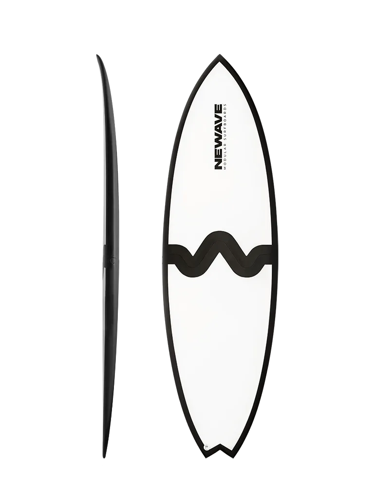 Newave All Round Fish / Longboard + Boardbag