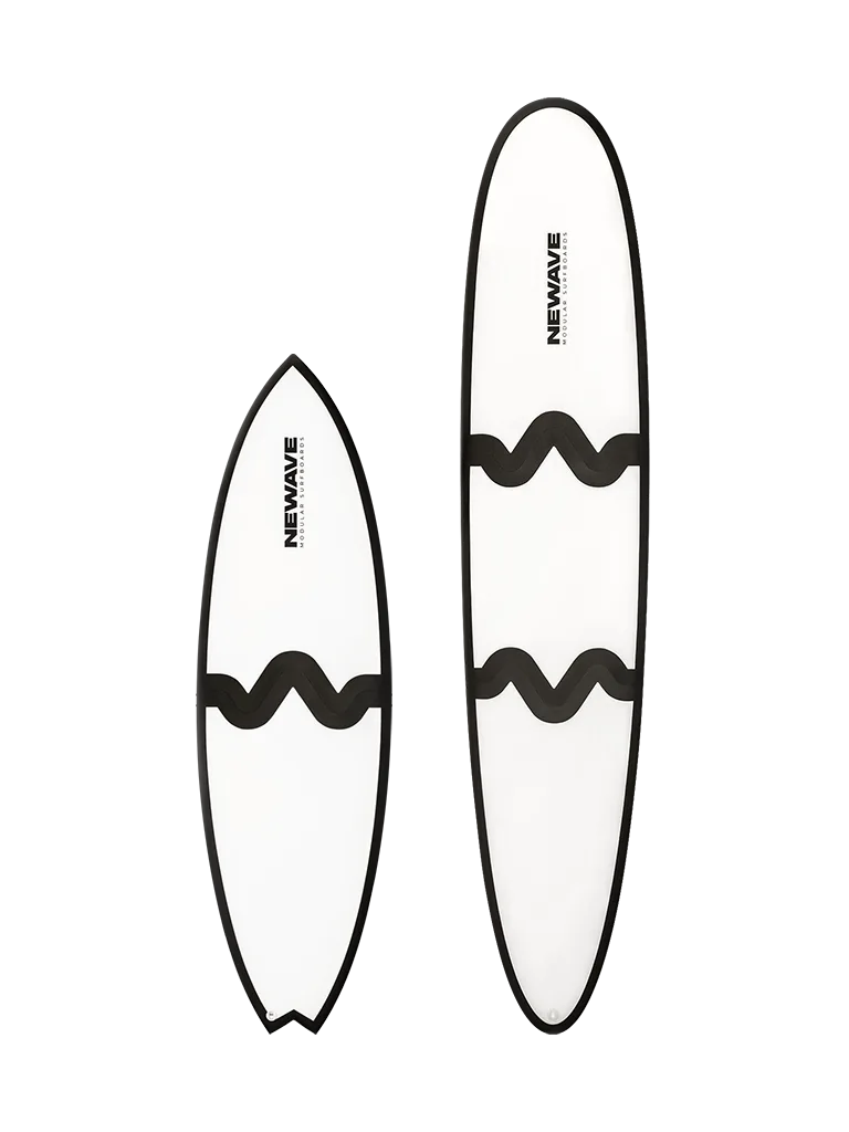 Newave All Round Fish / Longboard + Boardbag
