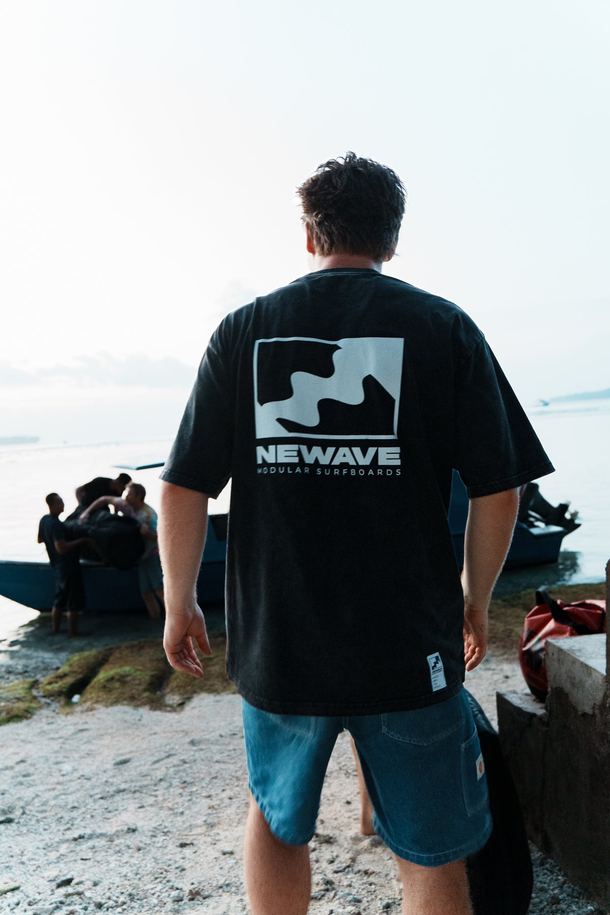 T-shirt Modular Surfboard - Noir
